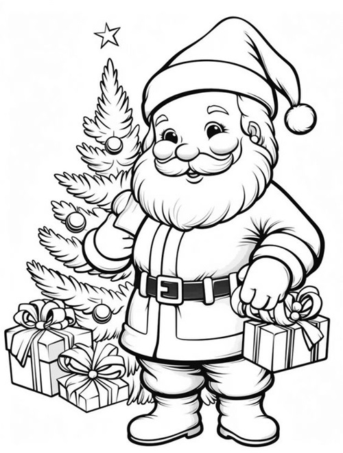 Best Christmas 2023 Coloring Pages Free