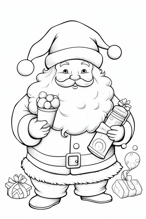 Best Christmas 2023 Coloring Pages for Facebook