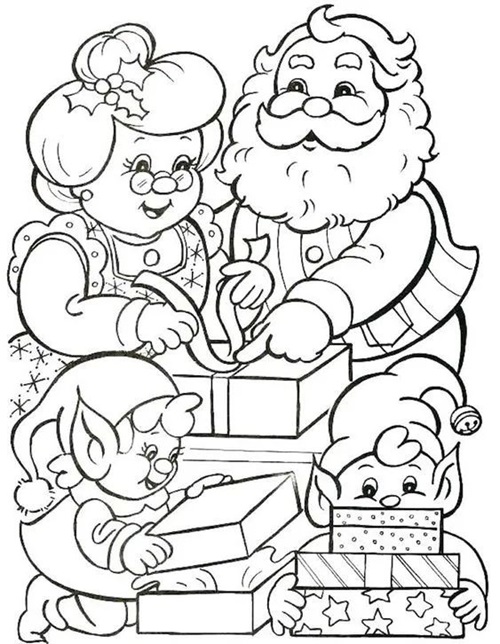 Christmas 2023 Coloring Pages for Kids Download