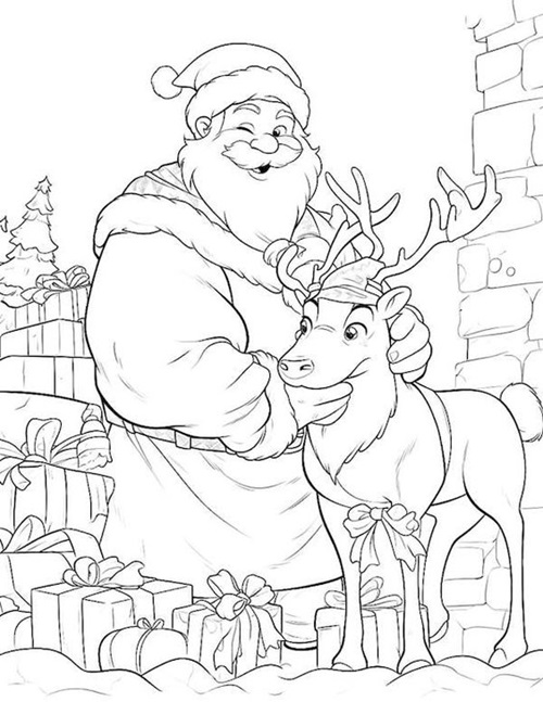 Christmas 2023 Coloring Pages for Kids Free