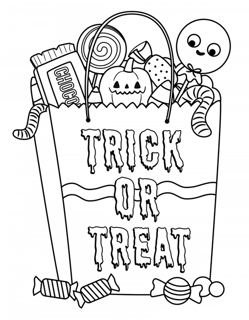 Halloween 2024 Coloring Pages for Adults free download