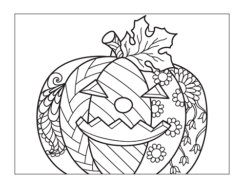 Halloween 2024 Coloring Pages for Family