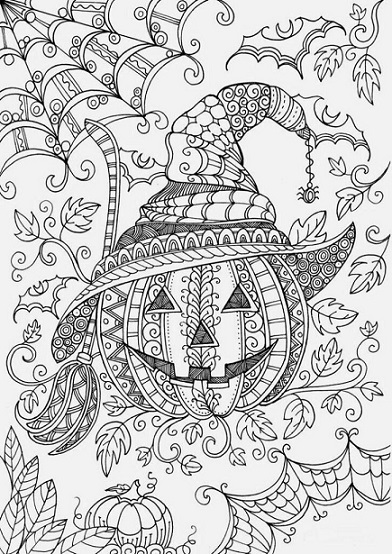 Halloween 2024 Coloring Pages for Kids free