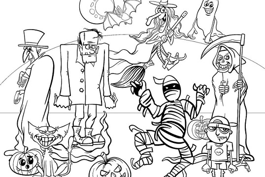 Halloween 2024 Coloring Pages