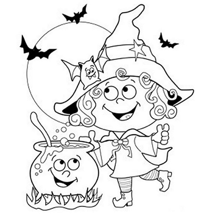 Happy Halloween 2024 Coloring Pages for Kids