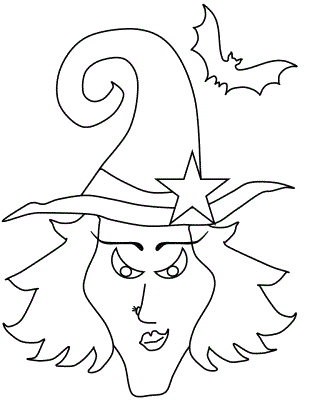 Witch Halloween 2024 Coloring Pages