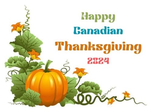 Canadian Thanksgiving 2024 Wishes