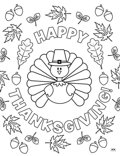 Creative Ideas for Using Thanksgiving 2024 Coloring Pages