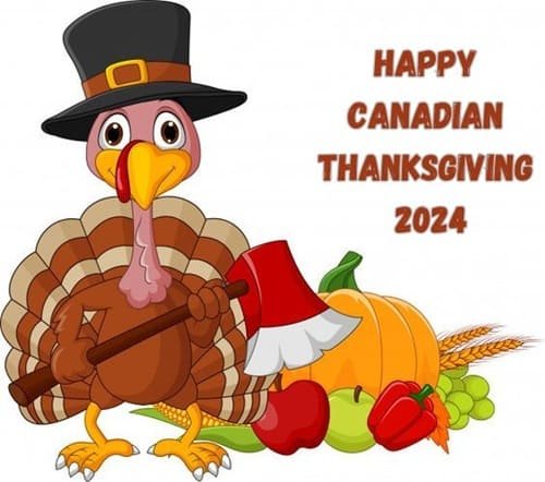 Funny Thanksgiving 2024 Canada Wishes Images for Friends