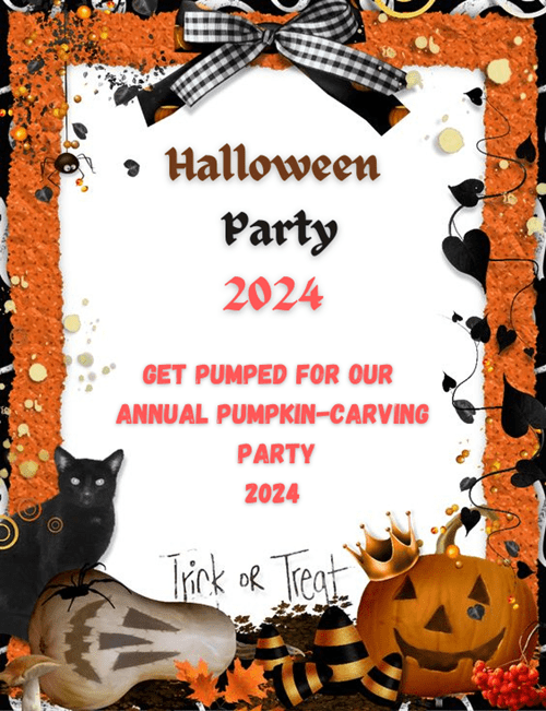 Halloween 2024 Invitation Cards for Friends and Family