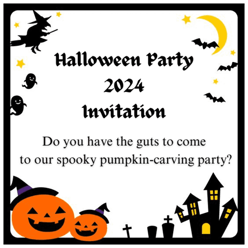 Halloween 2024 Invitation Cards for Parties (1)