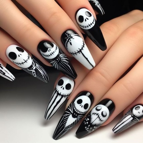 Halloween Nails 2024 Arts Ideas Images for Teen Girl