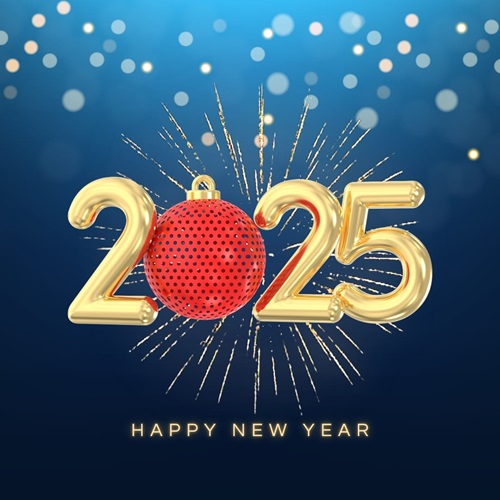 Happy New Year 2025 Wallpaper For Desktop