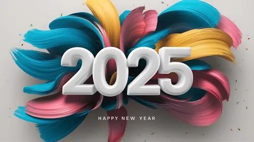 Happy New Year 2025 Wallpaper For Laptop