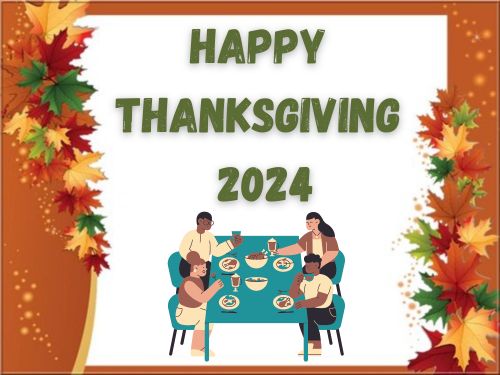 Happy Thanksgiving 2024 Clip Art Photo