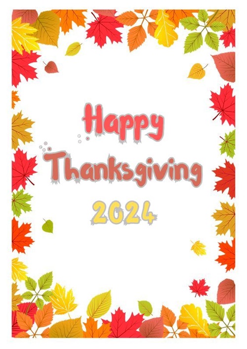 Happy Thanksgiving 2024 Greeting Cards for Boyfriend