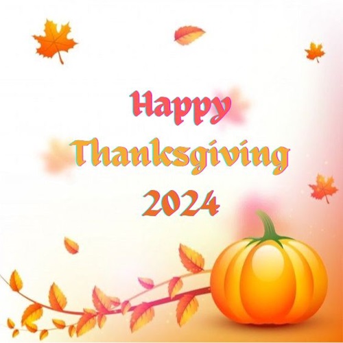 Happy Thanksgiving 2024 Greeting Cards for Family and Friends