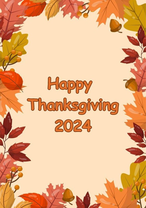 Happy Thanksgiving 2024 Greeting Cards