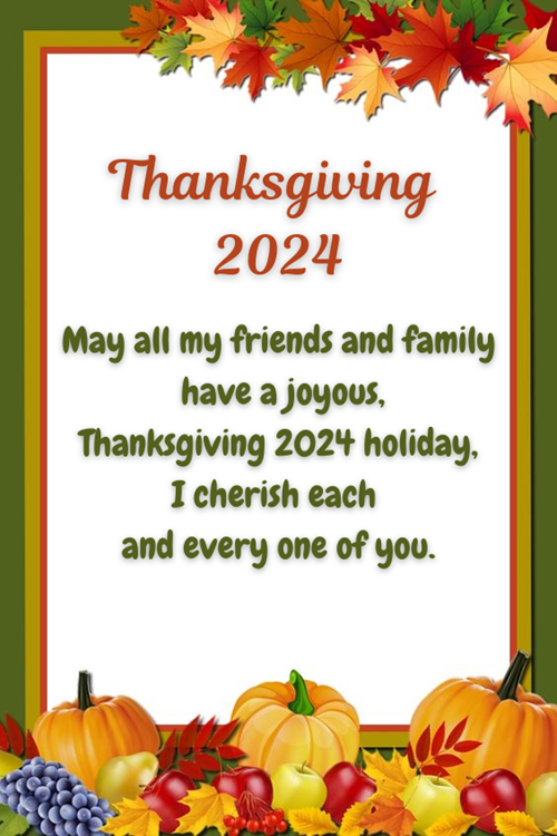 Happy Thanksgiving 2024 Images with Quotes