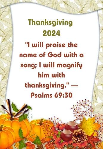 Happy Thanksgiving 2024 Religious Images for Couples