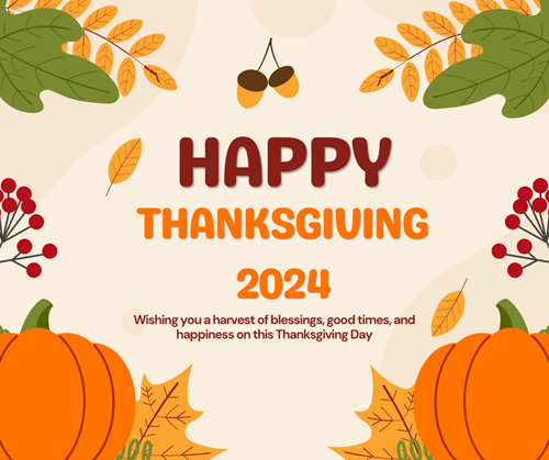 Inspirational Thanksgiving 2024 Images with Quotes