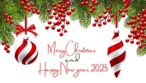 Merry Christmas and Happy New Year 2025 WhatsApp Status To Friends