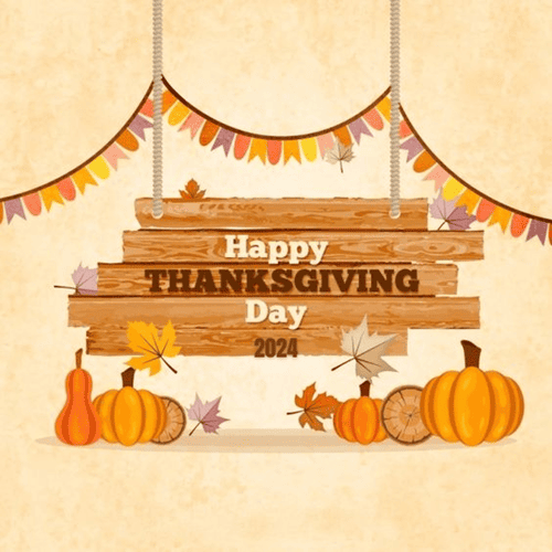 Thanksgiving 2024 Clip Art Images for Facebook