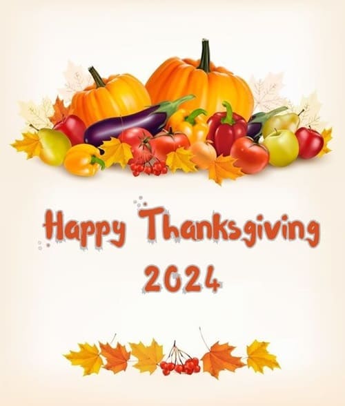 Thanksgiving 2024 Clip Art Images for Whatsapp