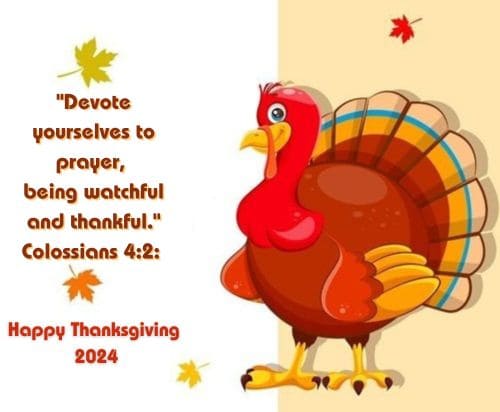 Thanksgiving 2024 Religious Images with Quotes