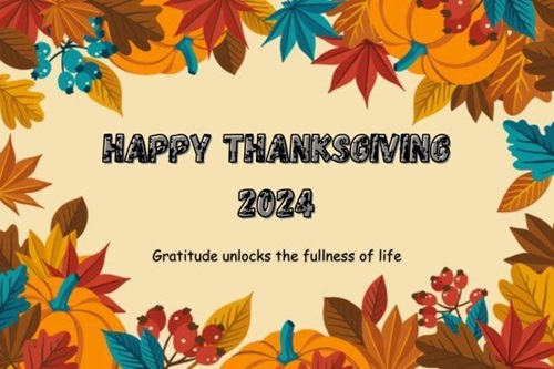 Thanksgiving 2024 Wishes for Family and Friend