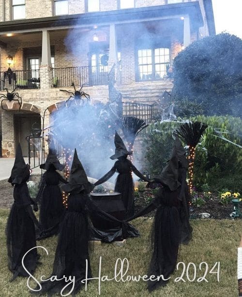 Witchs Coven Theme for Halloween 2024 Decorations Outdoor