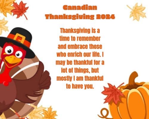 Canadian Thanksgiving 2024 Quotes Images