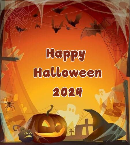 Creative Halloween 2024 Clip Art Wallpaper