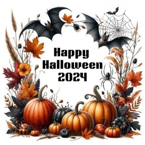 Halloween 2024 Greetings Card for Friends