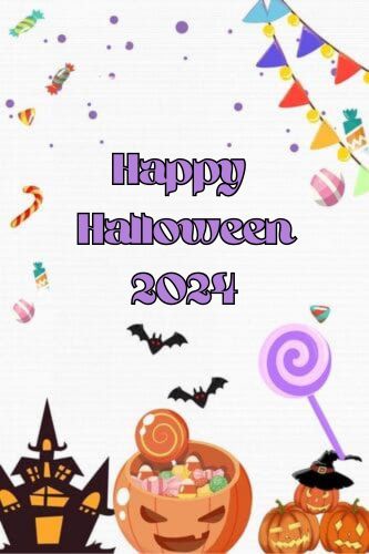 Happy Halloween 2024 Greetings Card