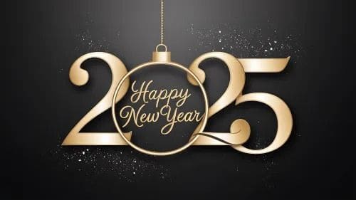 Happy New Year 2025 Wishes Images for Boyfriend