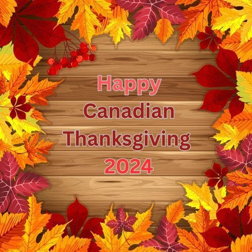 Happy Thanksgiving 2024 Canada Images to family