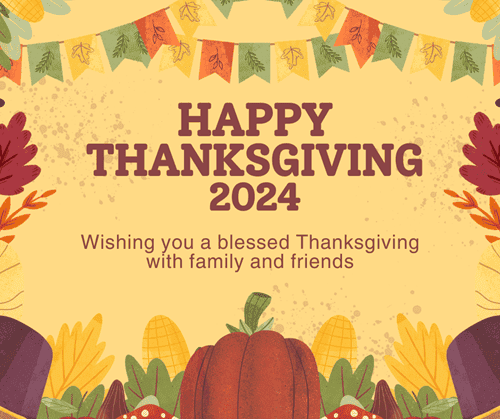 Happy Thanksgiving 2024 Family and Friends