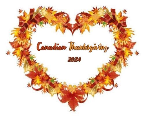 Thanksgiving 2024 Canada Greetings Card