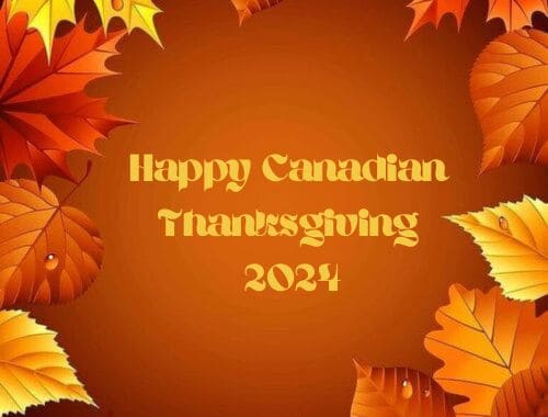 Thanksgiving 2024 Weekend in Canada Messages and Quotes