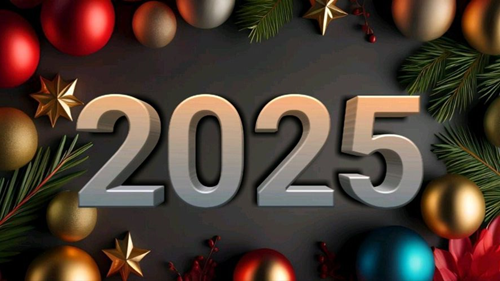 Happy New Year 2025 Facebook Cover Images