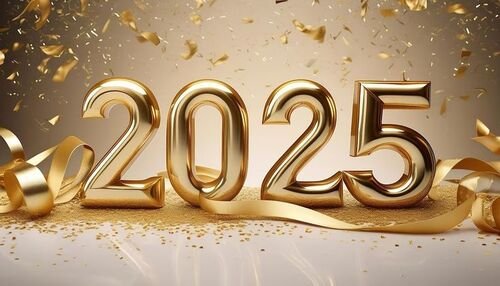 Happy New Year 2025 Facebook Cover Wallpaper Free to Download