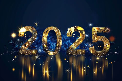 Happy New Year 2025 Facebook Cover