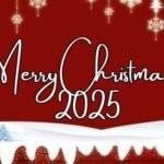 Merry Christmas and Happy New Year 2025 Photo