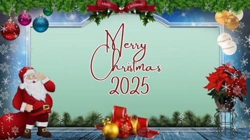 Merry Christmas and Happy New Year 2025 Photos