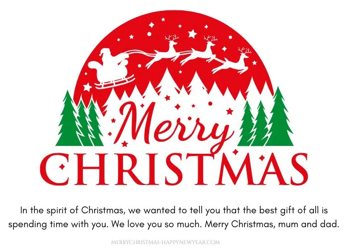 Merry Christmas Greetings For Family