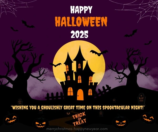 Happy Halloween 2025 Card for Family Happy Halloween 2025 Card for Family