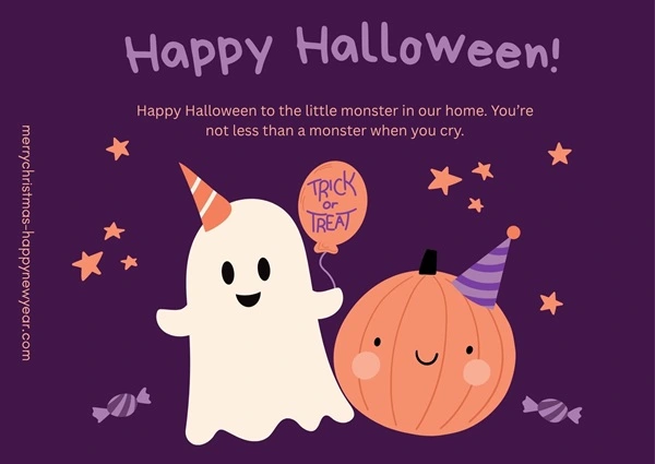 Happy Halloween Spooky Card for Family
