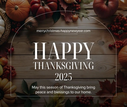 Happy Thanksgiving 2025 Wishes