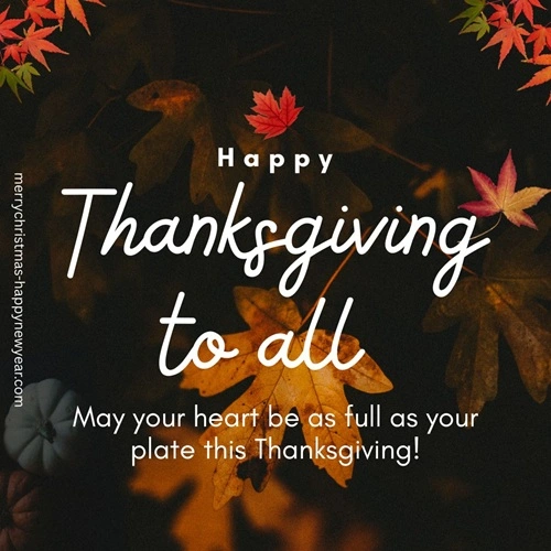 Happy Thanksgiving Wishes for Friends